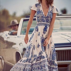 Spell dress  hotel paradiso - xsmall blue